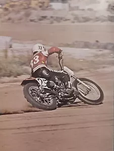 Pin Up Flat Tracker Harley Davidson XR750 1976 - Foto 1 di 1