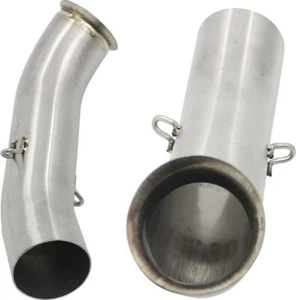 Mid Bend Pipe FIT FOR KTM Duke390,RC 390 Slip-on Exhaust System Stainless Steel - Picture 1 of 3