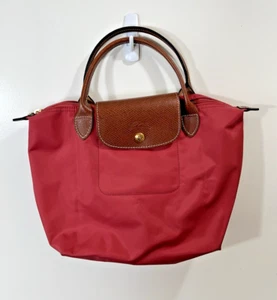 Longchamp Le Pliage Original Small S Handbag Red Timeless Classis Minimalist NWT - Picture 1 of 15