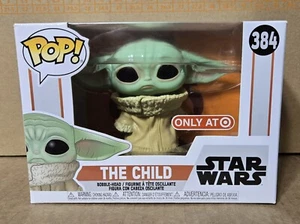 Funko Pop The Child #384 (Grogu) Star Wars Mandalorian Grogu Target Exclusive - Picture 1 of 10