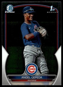 2023 Bowman Chrome Prospects Angel Cepeda Chicago Cubs #BCP-205