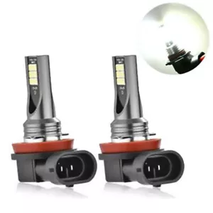 2PCS 6000K H11 LED Headlight Hi/Low Beam DRL Fog Car Bulbs Kit Canbus Error Free - Picture 1 of 7