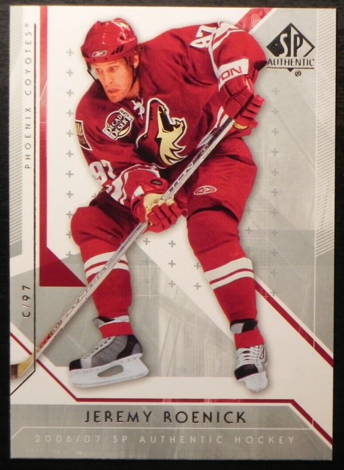 2006-07 06/07 SP Authentic #25 Jeremy Roenick Phoenix Coyotes - Image 1 of 2