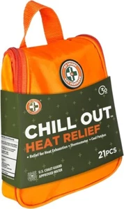 BE SMART GET PREPARED Chill Out Heat Relief Kit - 21-Piece NWT (E1) - Picture 1 of 2