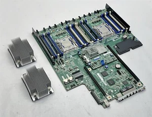 HP Proliant DL380 Gen9 Motherboard 843307-001 729842-002 w/2*E5-2620v4 CPU +64GB - Picture 1 of 9