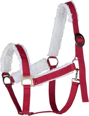 Soporte HORZE Santa | Ajustable de piel sintética Halter Caballo Navidad TALLA F - VER TABLA Foto 1 de 4