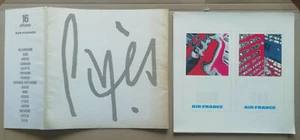 Pochette originale avec les 16 Affiches Air France Raymond PAGES Kodak - Picture 1 of 3