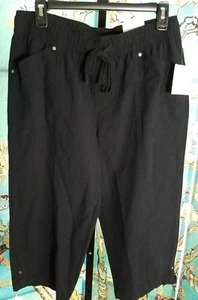 NWT Croft & Barrow Women's Mid Rise Capri, Size Small, Retail $ 32.00 - Picture 1 of 2