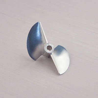 #1680 CNC 3/16 4.76 Aluminum Propeller D52mm 2 Bladed 5214 Prop P1.4 for RC Boat - Image 1 of 4