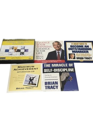 Brian Tracy Audio CD Lot Self Help Management Public Speaking 5 Titles Bundle - Image 1 of 4