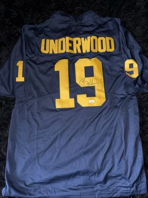 Bryce Underwood Signed Michigan Jersey  JSA AUTHENTICATED  - Image 1 of 3