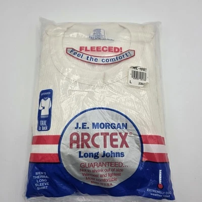 Vintage New J. E.Morgan ARCTEX Fleece Thermal Long Sleeve Shirt Large - Image 1 of 4