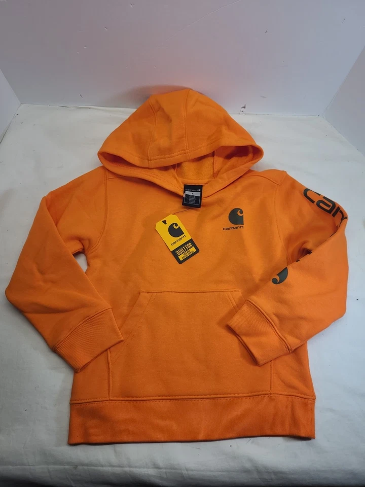 Sudadera con Capucha Carhartt Juvenil Talla 5 Naranja Ajuste Original Niños Niños Foto 1 de 4