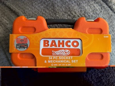 Bahco 1/4" & 3/8" Socket Set - 34pc - Image 1 of 3
