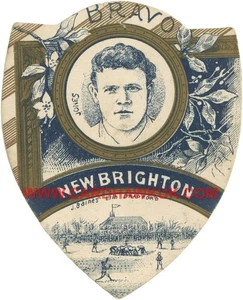 J. Baines - 'Rugby Shields' (1893) - Jones - New Brighton **ROOKIE** - Picture 1 of 2