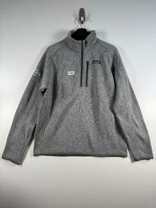 Patagonia Better Maglione Unisex Mezza Zip Maglione Pile Grigio Tg Media 22x27,5 - Foto 1 di 9