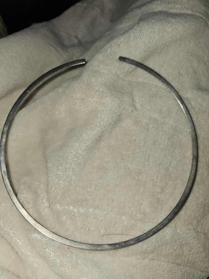 纯银 925 墨西哥领项圈袖口项链 — 第 1/1 张图片