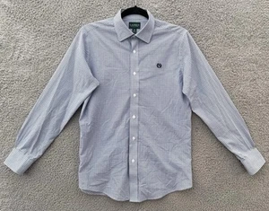 Lauren Ralph Lauren Logo Button Up Shirt Boys Large Sz 18 Gingham Long Sleeve - Picture 1 of 18