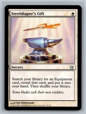 Magic The Gathering Fifth Dawn Steelshaper's Gift #19/165 MTG TCG CCG - Image 1 of 2