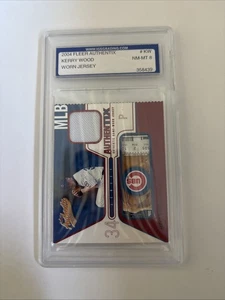 2004 Vintage Fleer Authentix Kerry Wood Game Jersey #KW Chicago Cubs NM-MT 8 - Bild 1 von 4