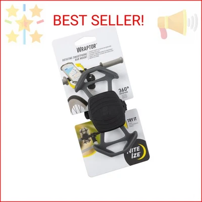 Nite Ize Wraptor Rotating Smartphone Bar Mount - Cell Phone Mount for Bikes, Str - Image 1 of 2