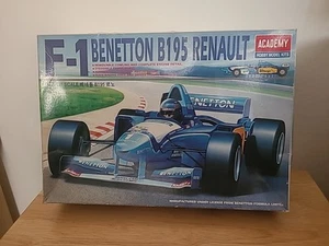 Academy Benetton B195 Renault Formula 1 Model Kit , Complete In Box. - Picture 1 of 8