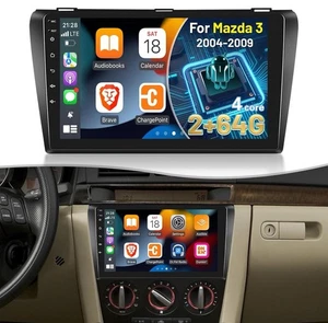 9” Car Radio for Mazda 3 2004–2009 Android 13 Touch Screen—2G-64G—Backup Camera - Picture 1 of 12