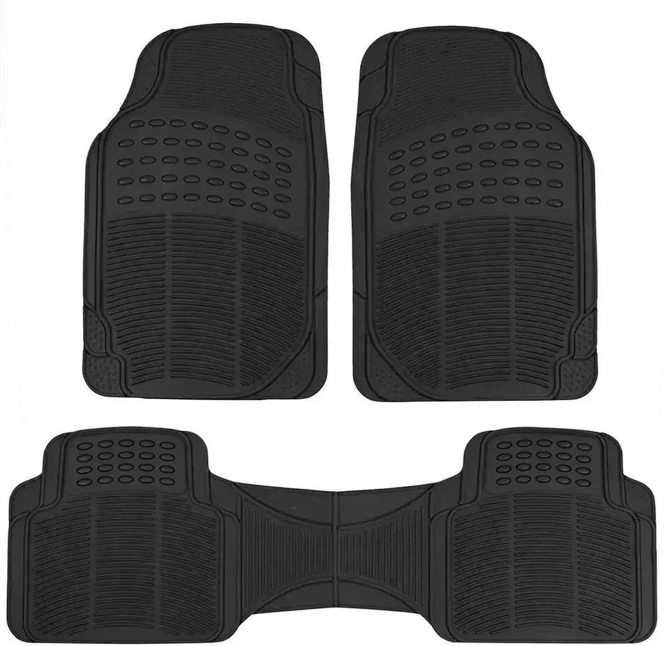 Alfombrillas de goma protectoras para todo tipo de clima 3 piezas ajuste personalizado Land Rover Foto 1 de 4