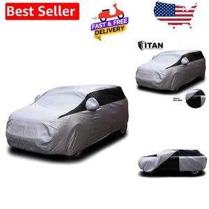 Universal Fit Waterproof Car Cover for Compact SUVs 170-187" - Secure & Durable - Bild 1 von 9