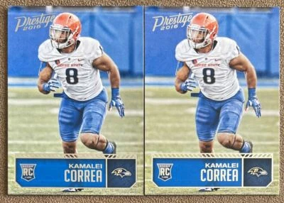 2016 Panini Prestige Lot of 2 Kamalei Correa Rookie Baltimore Ravens #293 - Image 1 of 2