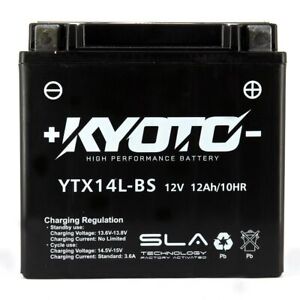 Batteria moto Kyoto SLA YTX14L-BS per HARLEY-DAVIDSON 883 Roadster 883 2011-