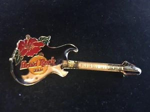 KUALA LUMPUR FLOWER GUITAR HARD ROCK CAFE PIN - Picture 1 of 2