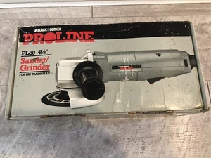 Black & Decker Proline PL80 Angle Grinder 125mm 5” 230V + Discs & Power Lead GWO - Picture 1 of 11