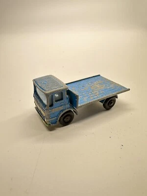 Camión de plataforma Lesney Matchbox serie 1-75 60 Site Hut Leyland modelo ferrocarril B55 Foto 1 de 4