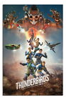88582 Thunderbirds Are Go Collage Wall Print Poster Plakat