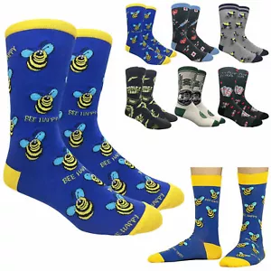 1 Pair Crew Socks Fashion Novelty Unisex Casual Dress Design Women Men One Size - Picture 1 of 4
