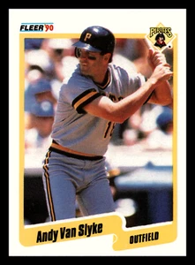 1990 Fleer Andy Van Slyke Pittsburg Pirates  #481 Centered Mint - Picture 1 of 2