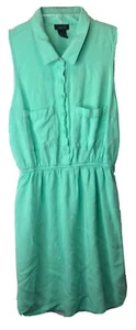 Rue21 Dress Junior M Mint Green  100% Rayon Flaw - Picture 1 of 10
