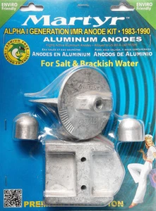 Martyr MerCruiser 1983-1990 Alpha Gen 1 MR Anode Kit Aluminum CMALPHAGEN1KITA - Picture 1 of 2
