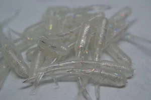 JASONS CRAPPIE STINGER  2"  30 PACK  GRUBS CRAPPIE LURES JIGS  IRIDESCENT PRISM - Picture 1 of 1