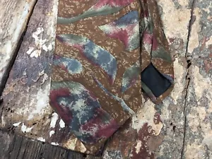 Davril Pure Silk Tie Made In Paris Abstract Brown Pattern Mens - Bild 1 von 5