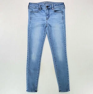 American Eagle Jeans Women's High Rise Jegging Skinny AE Super Stretch Ankle  - Picture 1 of 11