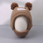Baby Hat Autumn And Winter Cute Baby Baby Hat Scarf Baby Plus Ear Bells Wool Hat