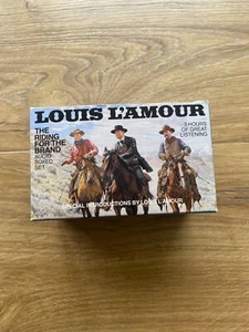 Louis L'amour 3 cassette Audio Boxed Set - The Riding for the Brand Excellent - Imagen 1 de 9