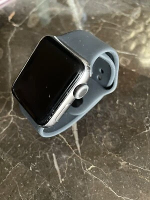 Apple Watch Series 3 38mm Space Gray Aluminum Case with Black Sport Band... - Image 1 of 4