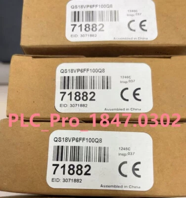 1PCS NEW FOR BANNER QS18VP6FF100Q8 Photoelectric switch sensor  Fast delivery - Image 1 of 4