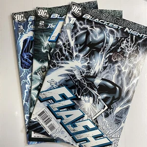 Flash 1 2 3 Blackest Night Comic VF / NM - Picture 1 of 3
