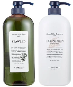 LebeL Natural Hair Soap Seaweed Treatment Rice Protein 720ml from JAPAN - Picture 1 of 1