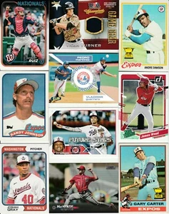 ⚾ Huge 800 different Expos / Nationals cards lot 1969 - 2024 Wood Gore Abrams - Picture 1 of 19