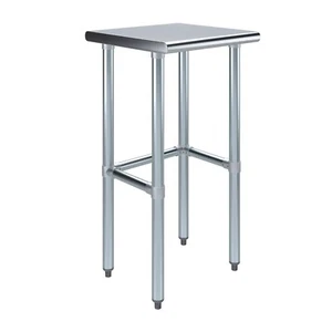 18 in. x 18 in. Open Base Stainless Steel Work Table | Residential & Commercial - Picture 1 of 9